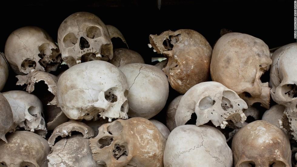 Kambodža genotsiidi ohvrid.